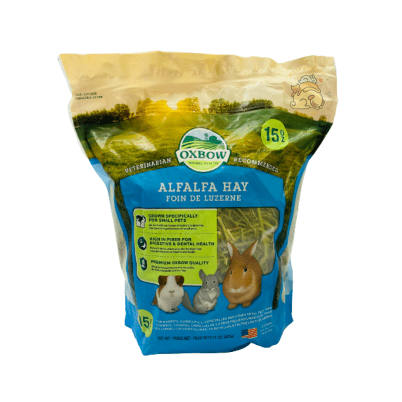 Heno de alfalfa para conejos y hembras gestantes
