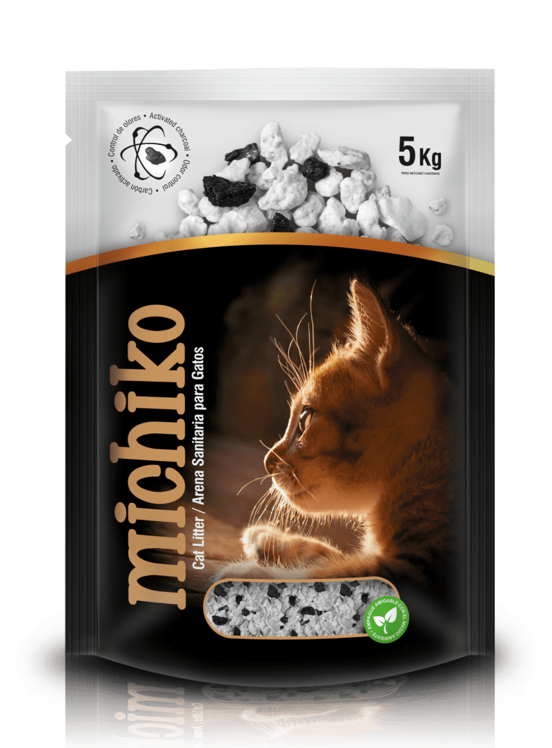 arena sanitaria para gatos con carbón activado