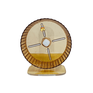 Rueda Silenciosa para Hámster Ejercicio sin ruidos molestos. Ideal para mantener a tu hámster activo, feliz y en forma, ¡incluso de noche!